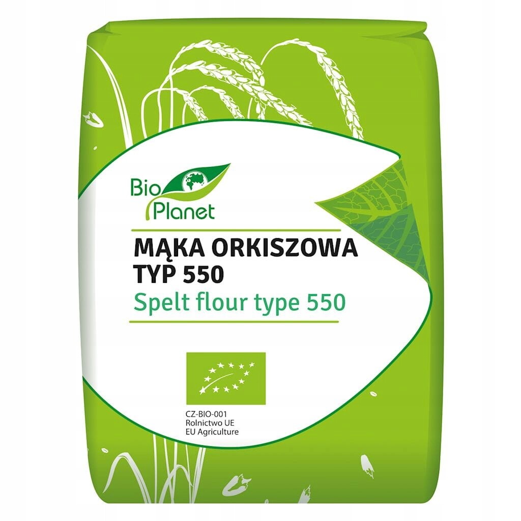 3X Bio Planet Špaldová mouka typ 550 Bio 1 kg