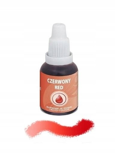 Food Colours Tekuté potravinářské barvivo červené 20 ml