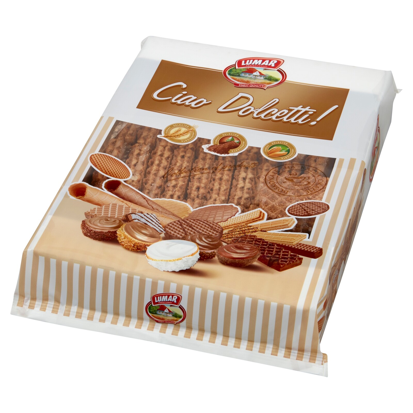 3x Lumar Chruper Oplatky s krémem a smetanovou příchutí 700 g