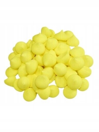 udanewypieki Dekorace Posypka malé sněhové pusinky žluté 2 cm 50 g