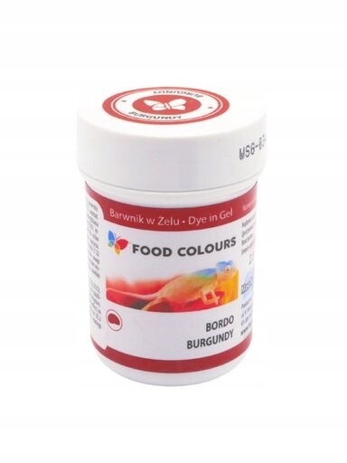 Food Colours Cukrářské gelové barvivo Bronz Bordo 35 ml