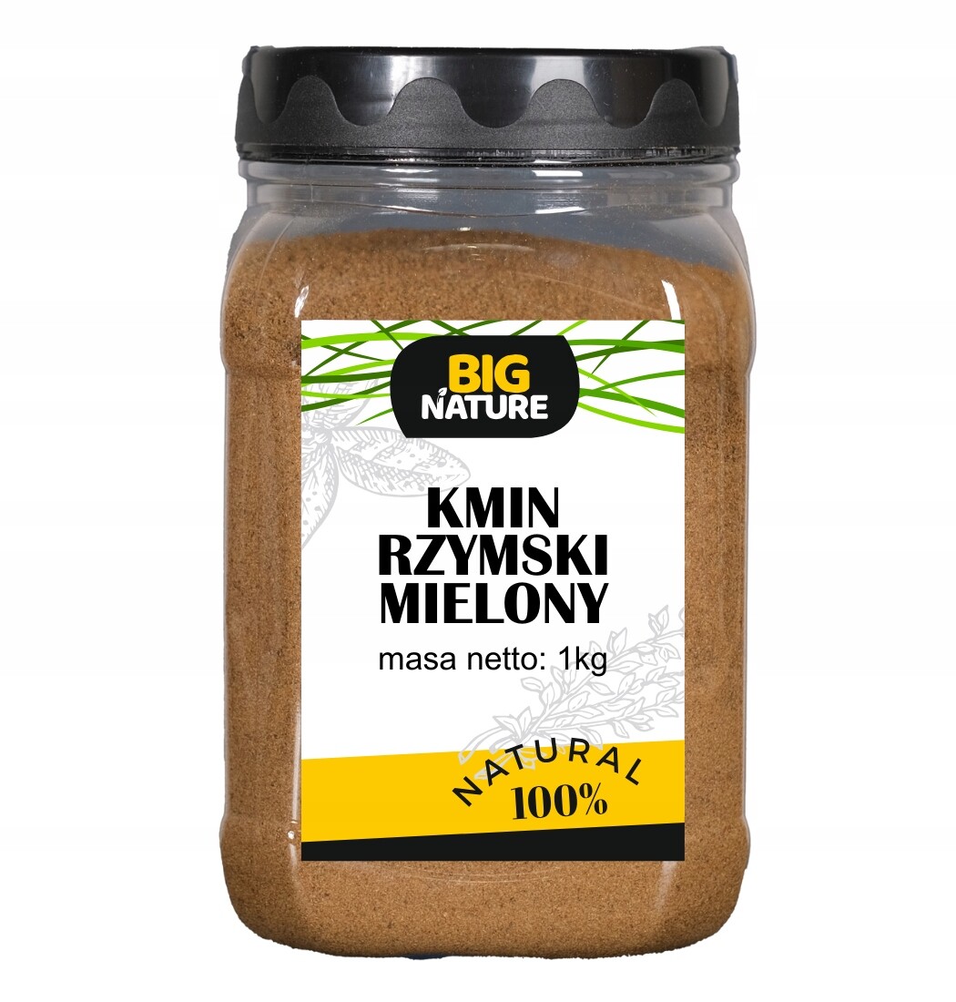 Mletý Kmín 1KG Koření Intenzivní Aroma Bohaté Na Vápník A Železo