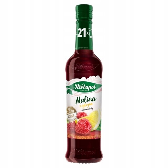 Herbapol Sirup s malinově citronovou příchutí