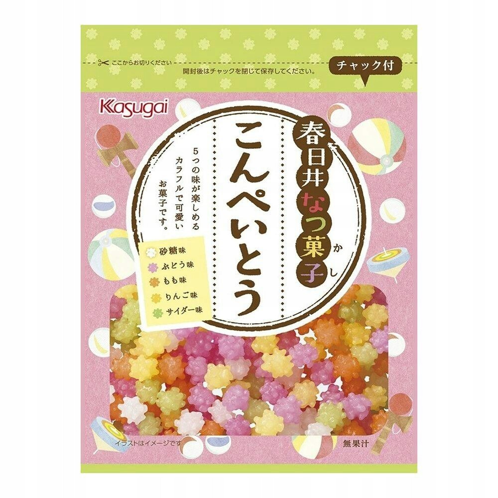 3x Bonbóny japonské hvězdičky Konpeito Sugar Drops 85 g Kasugai