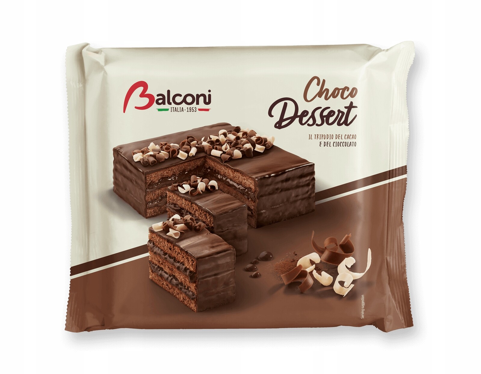 3x Čokoládové piškoty Dessert 400 g Balconi