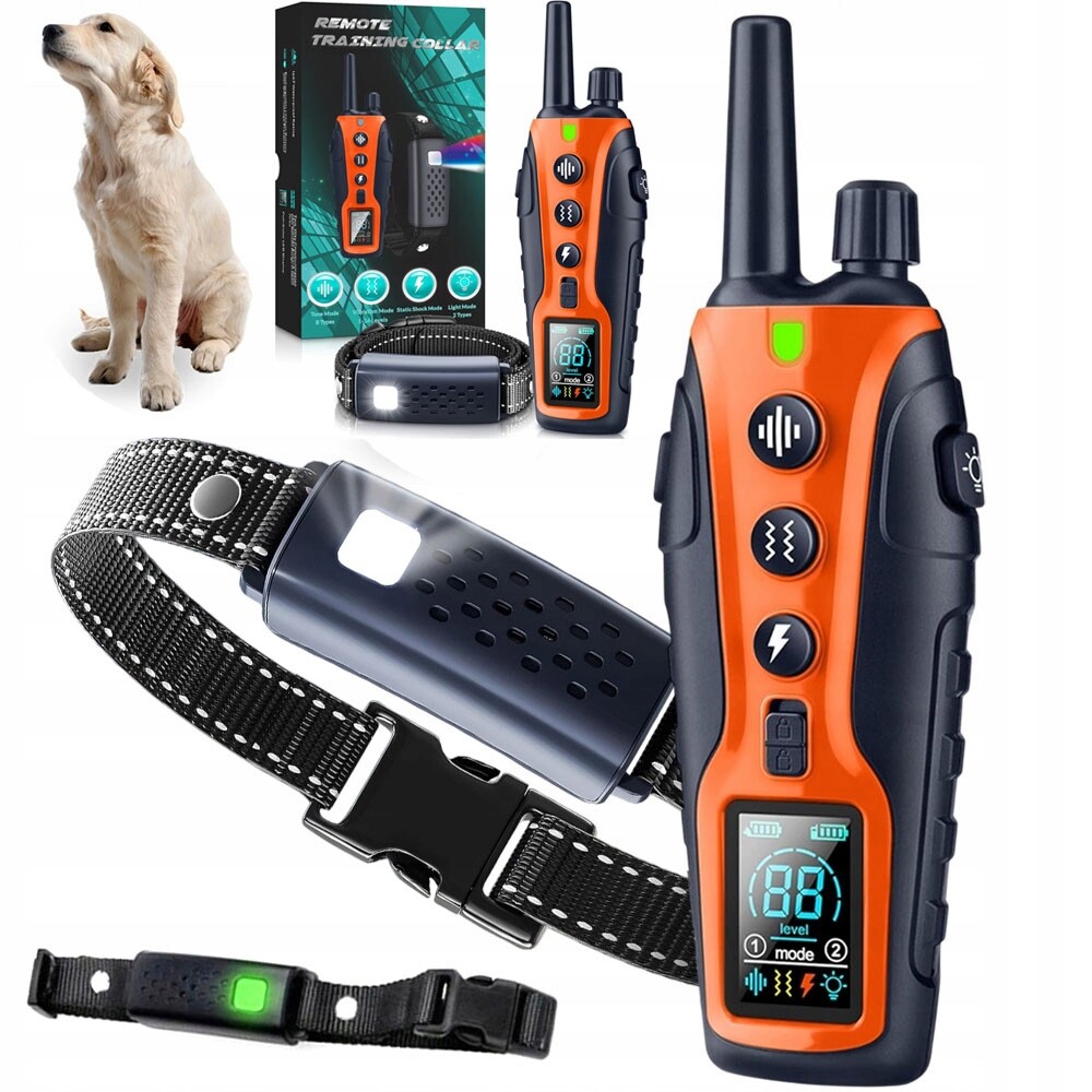 Elektrický Vodotěsný Obojek Pro Výcvik Psa S Dlouhým Dosahem