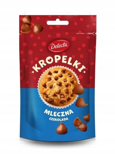 Delecta Kapky Mléčná Čokoláda 80 g
