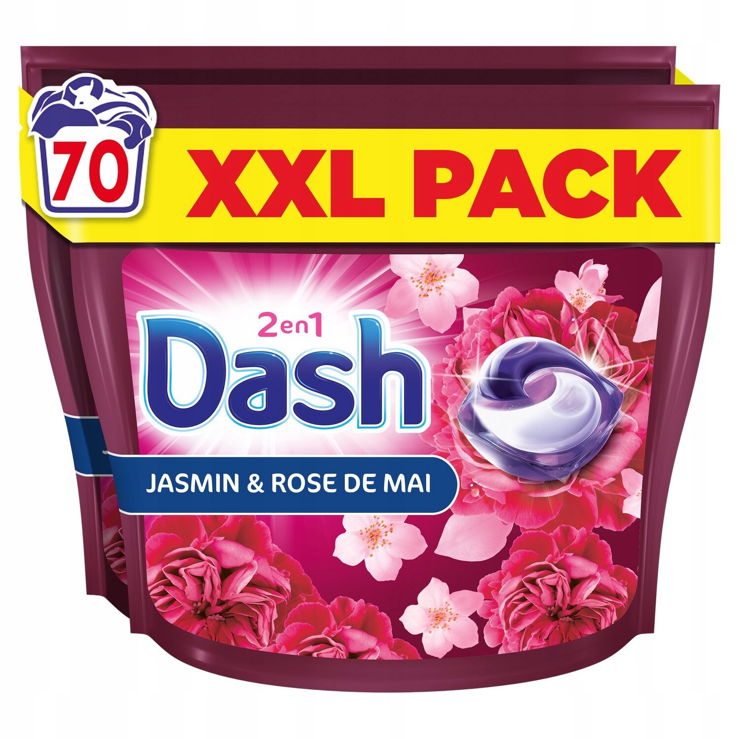 Dash pods 2 v 1 kapsle na praní Jasmín a májová růže 35 ks