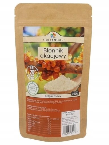 2x Vláknina Bezlepková 250 g Pięć Przemian