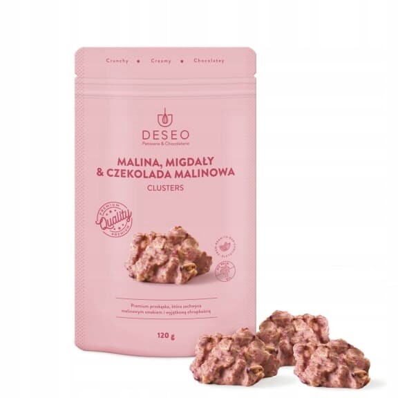 Deseo Clusters Malina Mandle & Čokoláda Malinová