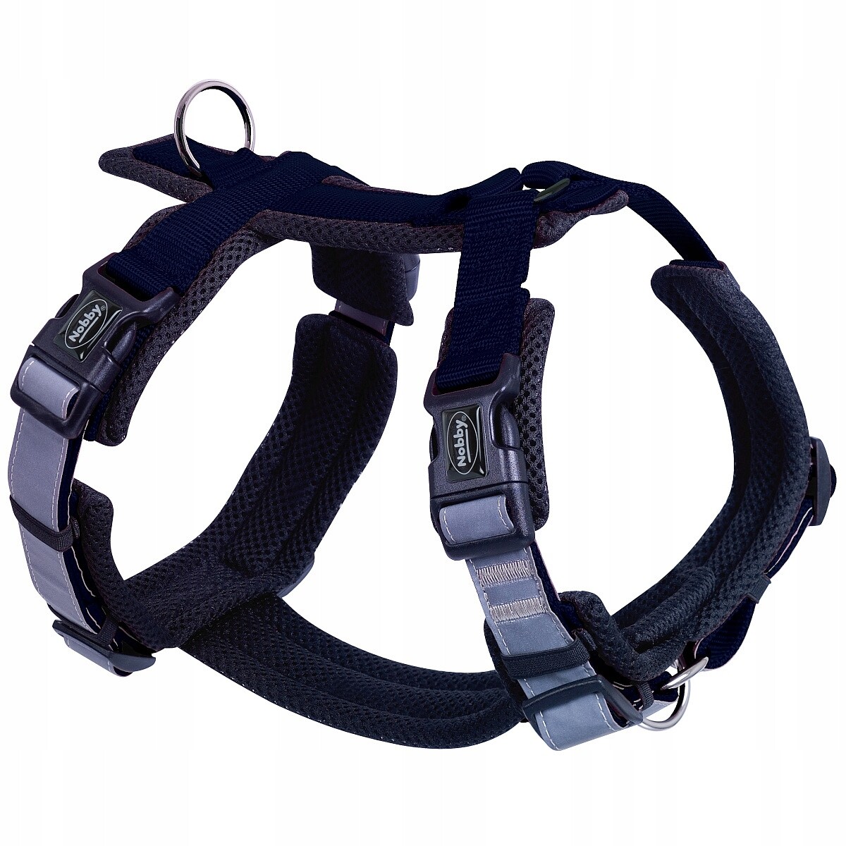 Postroj Nobby Daily Walk Comfort M 36-48 cm, tmavě modrý