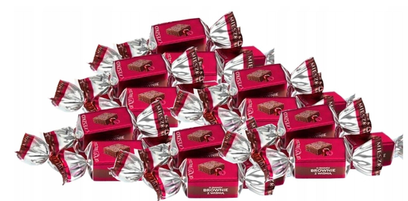 Bonbóny Mieszko Brownie s čokoládovou třešní 2,5 kg