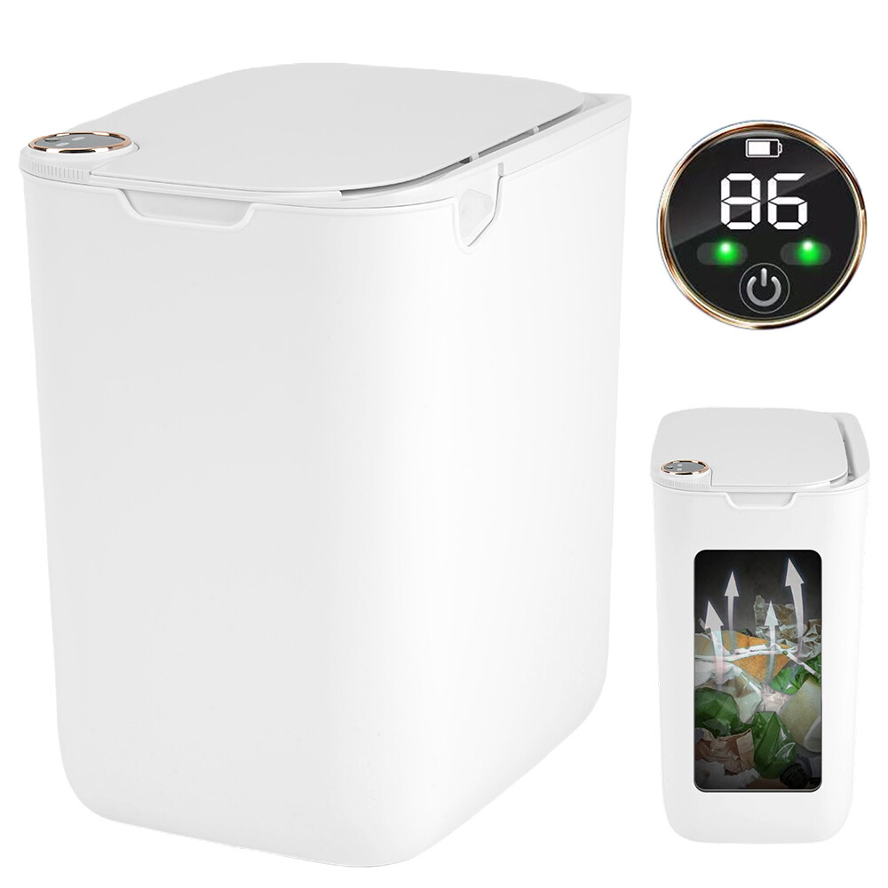 18L Koupelnový Odpadkový Koš Bezdotykový Senzor Pohybu