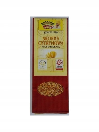 Royal Brand Citronová kůra řezaná přírodní bez cukru 50 g