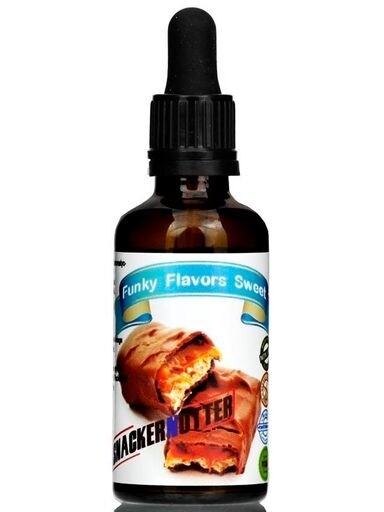 Funky Flavors Aromatická tyčinka s karamelem a ořechy, sladká, bez cukru