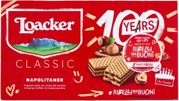 3x Oplatky Wafer Napolitaner 180 g Loacker