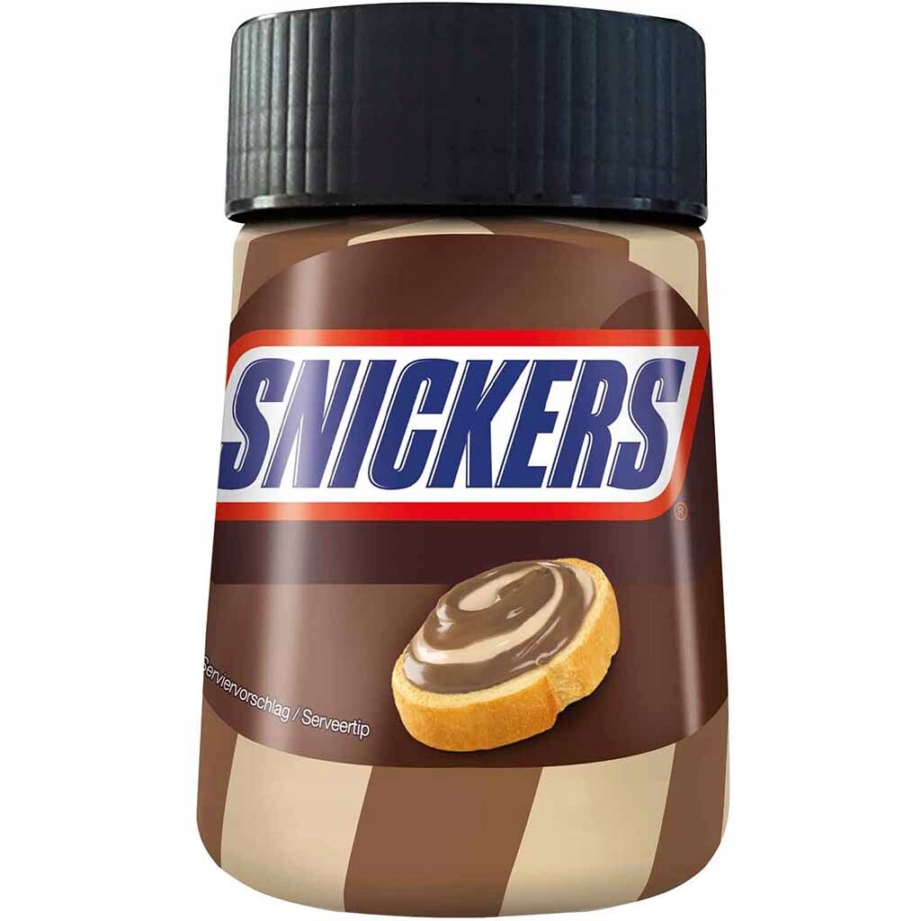 Krém na mazání Snickers 350 g čokoládově ořechový x8ks