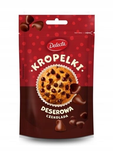 Delecta Dezertní kapky Čokoláda 80 g
