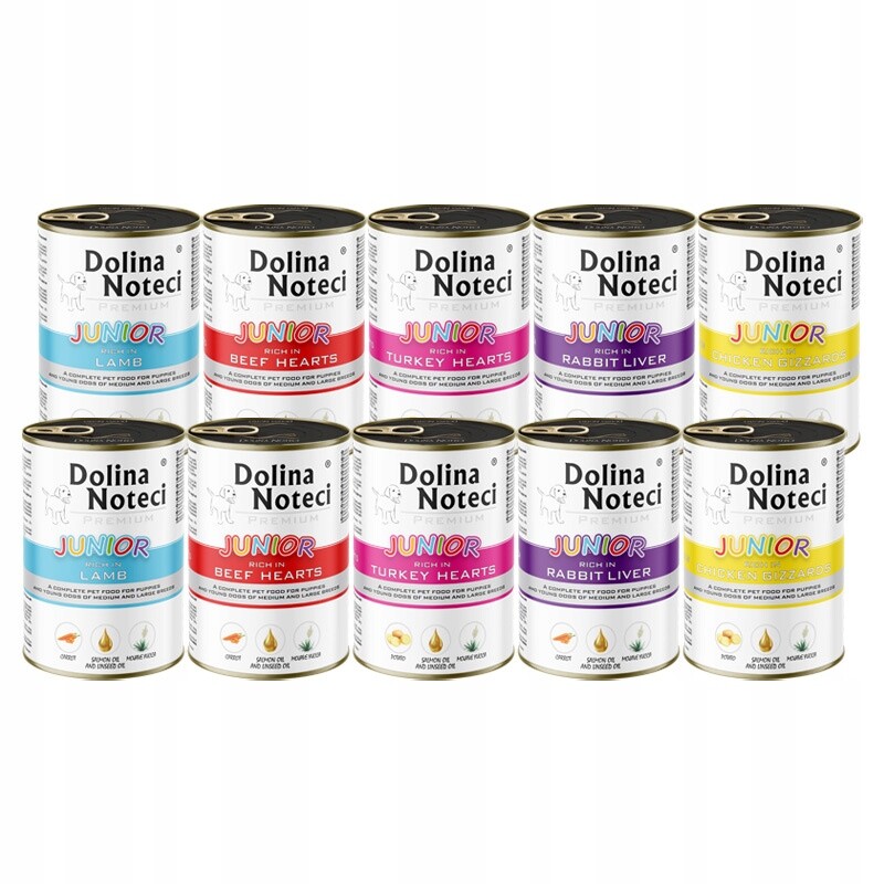 Mokré krmivo pro psy Dolina Noteci Premium junior mix 10 x 400 g