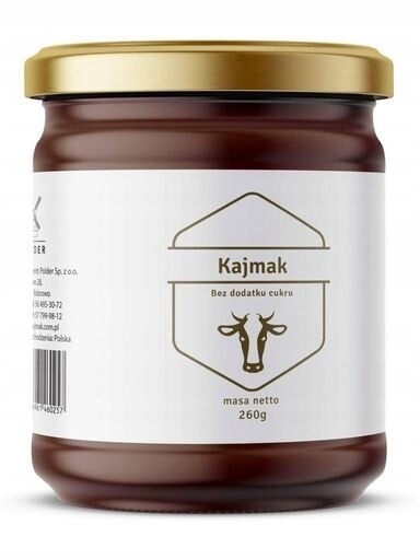 Kajmak bez přidaného cukru Tekutý karamel erythritol 260 g Polder