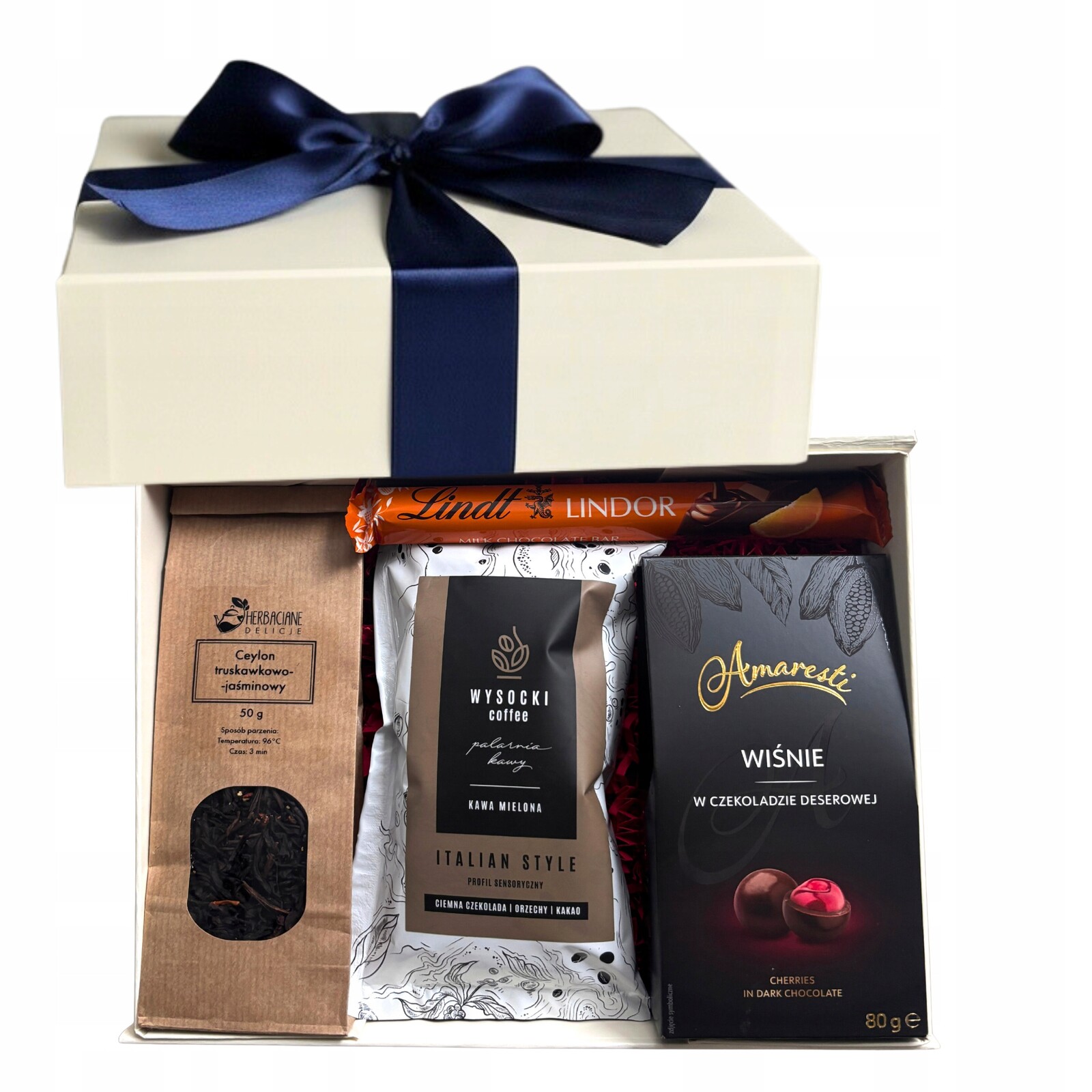 Dárková Sada Premium Káva Čaj Elegantní Hotový Dárek K Valentýnu