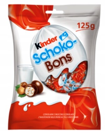 3x Kinder Schoko-Bons Čokolády 125 g