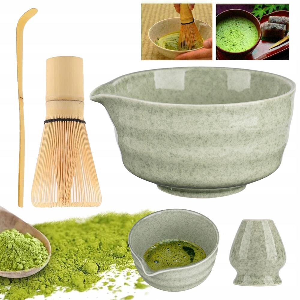Metla Chasen A Keramická Miska Na Matcha Japonský Set Dárek
