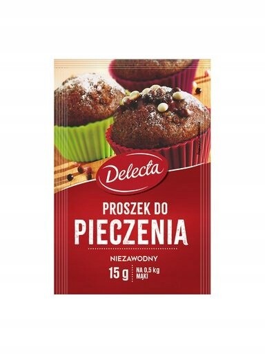 Kypřící prášek Delecta je spolehlivý, 15 g