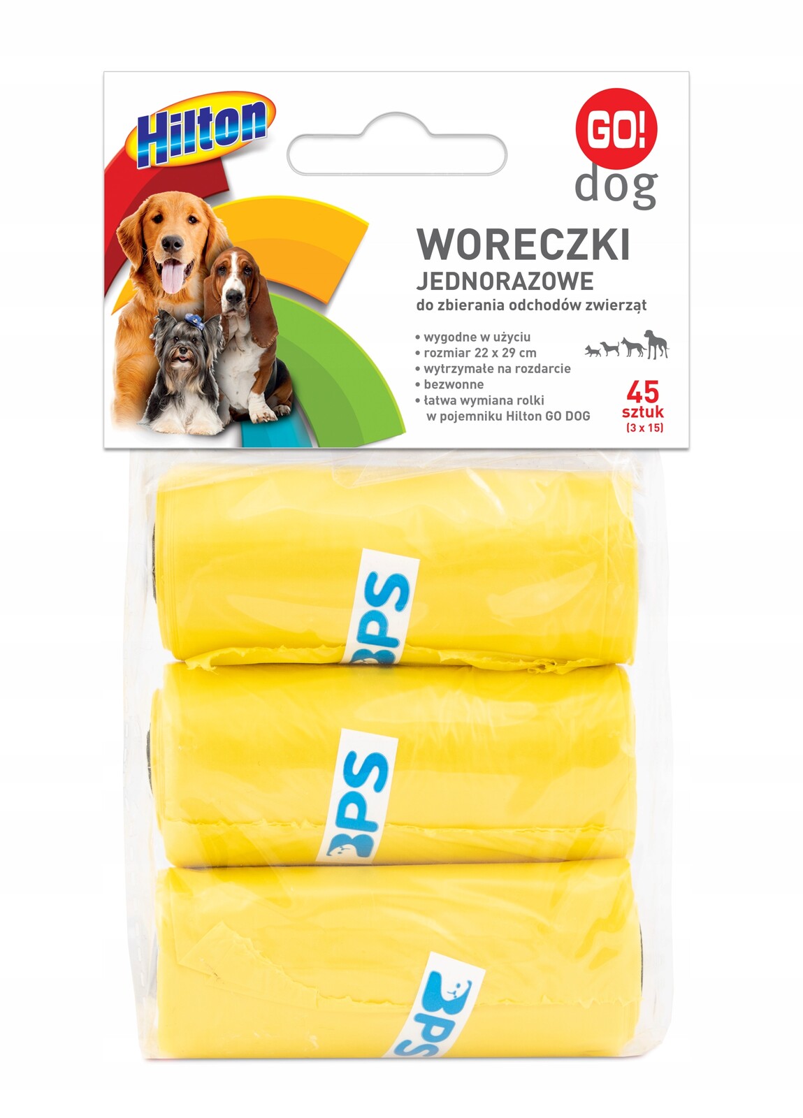 Hilton Sáčky na exkrementy, 3 rolky