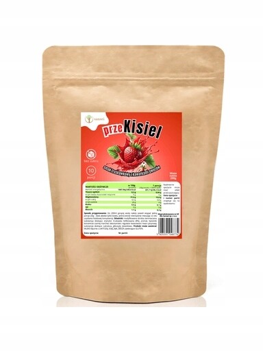 2x Kysel Bez cukru Jahodový s kousky ovoce 200 g – až 10 porcí! Fit