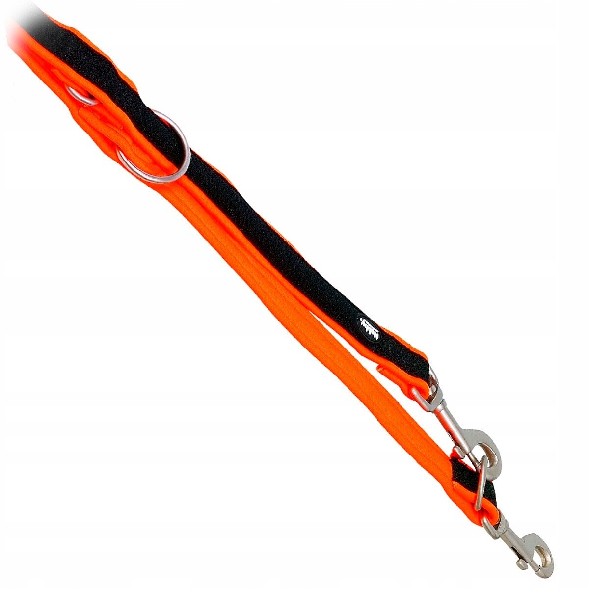 Vodítko Nobby Premium Mesh Preno M-L 25 mm/200 cm Oranžovo-černá