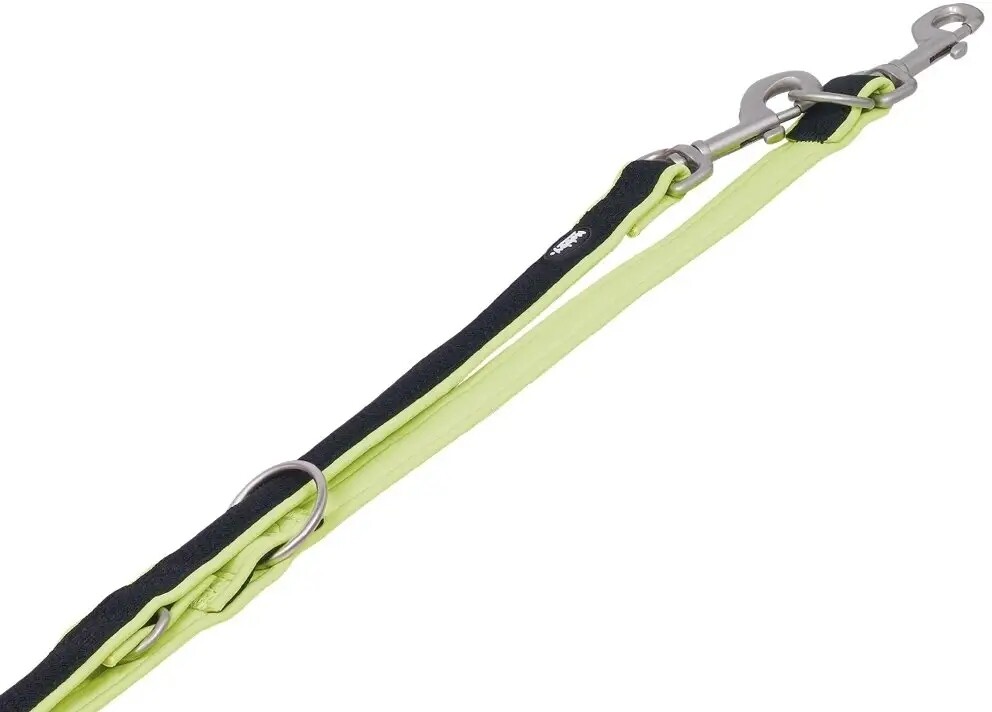 Vodítko Nobby Premium Mesh Preno L-XL 35 mm/200 cm Seledinová-černá