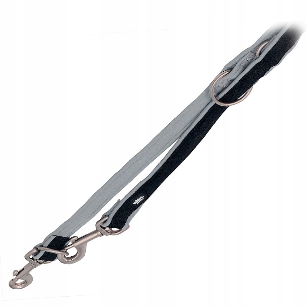 Vodítko Nobby Premium Mesh Preno L-XL 35 mm/200 cm Šedo-černá