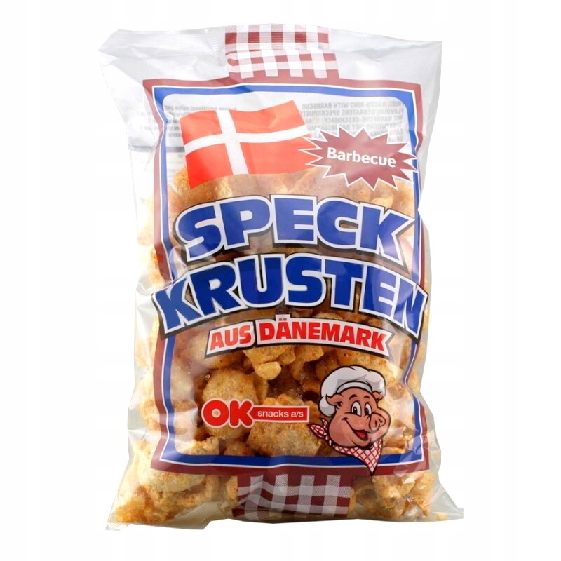 3xKeto křupky snacky masové vepřové škvarky Bbq 61% bílkovin 150 g OkSnacks