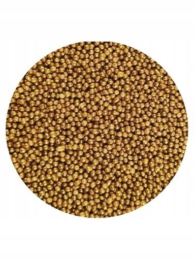 udanewypieki Cukrový Posyp Perlový Maček zlatý tmavý retro 50 g