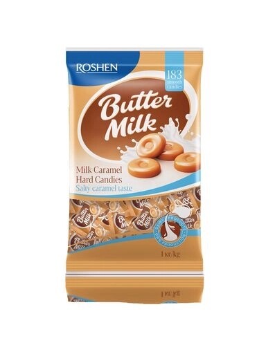 3x Roshen Butter Milk Bonbóny karamelky 1 kg