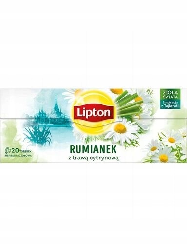 Lipton Bylinky světa čaj Heřmánek s trávou 20 Ks