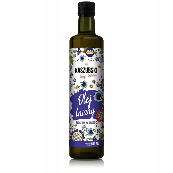 Kaszubský Olej Lněný olej (lisovaný za studena)