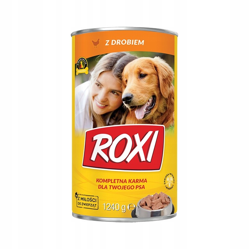 Roxi Plechovka 1240 g s Drůbežem