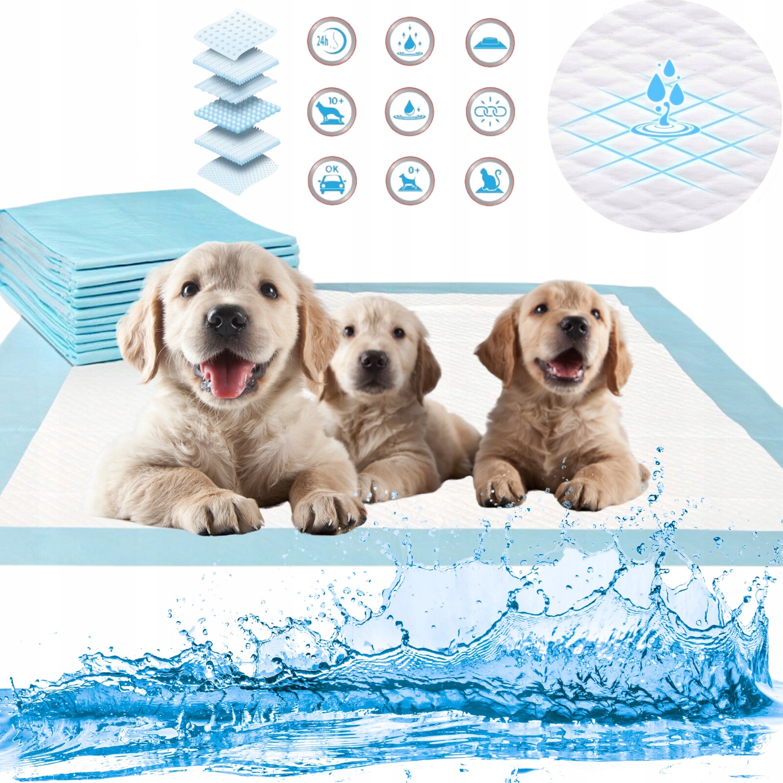 Podložky Pro Psy Hygienické Superabsorpční 60x60 300ks