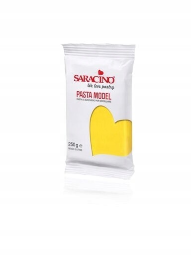 Žlutá cukrová hmota pro modelování Yellow Model Paste 250 g Saracino