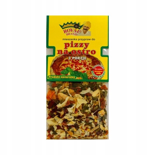 7x Royal Brand pizza na ostro 45 g Směs koření na pizzu