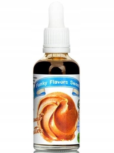 Funky Flavors Aromatické arašídové máslo, sladké, bez cukru a tuku
