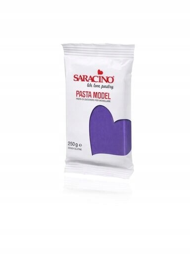Fialová cukrová hmota pro modelování Violet Model Paste 250 g Saracino