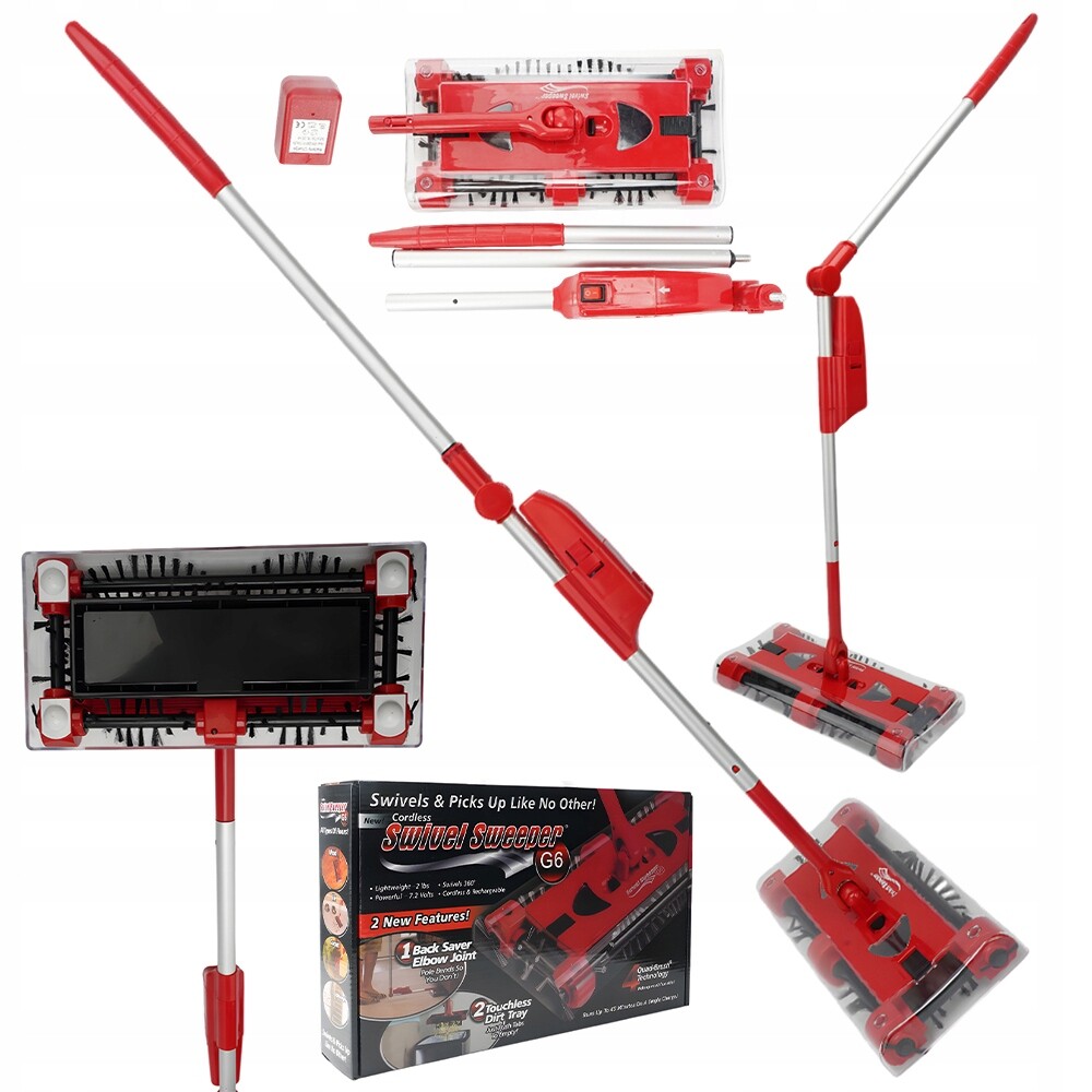 90° Skládací Bezdrátový Lithiový Kartáč Pro Čištění Všech Podlah