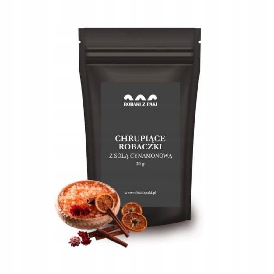 3x Robaki z paki Křupavé červy skořicová sůl larvy moučníku 20 g