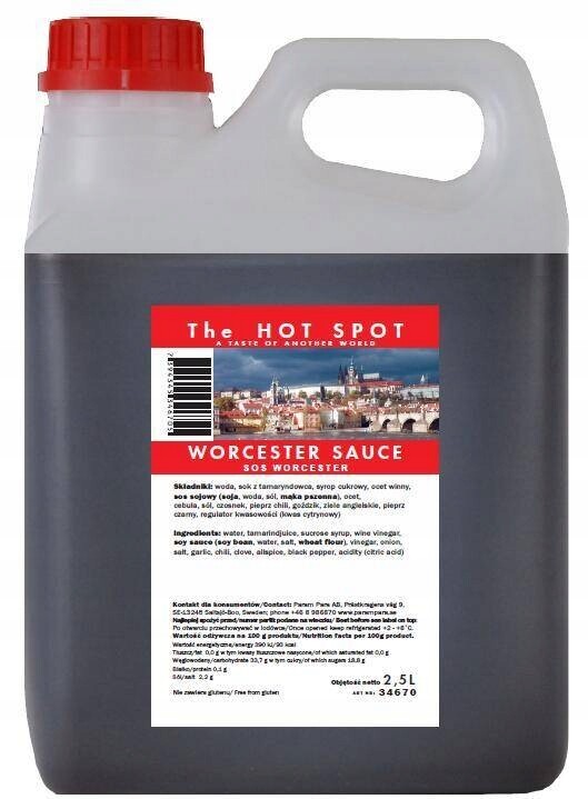 Omáčka Worcester 2,5L Hot Spot