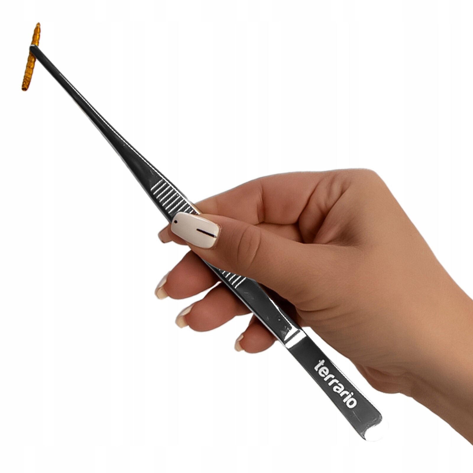 Pinzeta terarijní rovná pinzeta 20 cm. Kovová