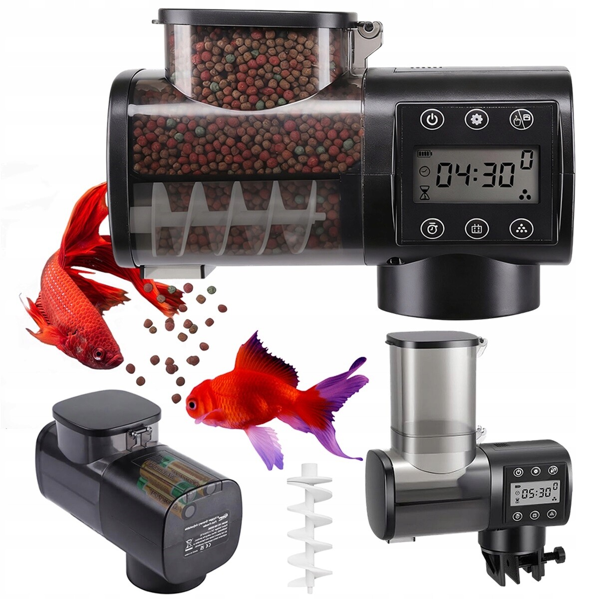Automatické Krmítko 500 ML S LCD Smart Časovou Funkcí Pro Akvárium