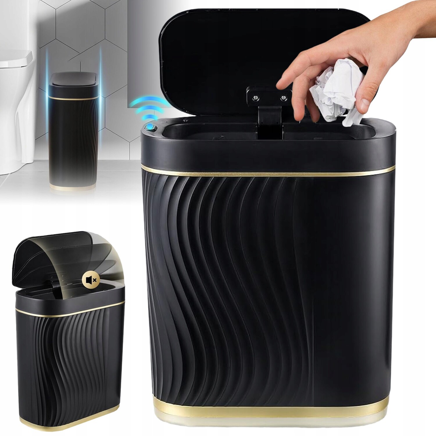 Odpadkový Koš 8 L S Infračervenou Technologií Do Kuchyně